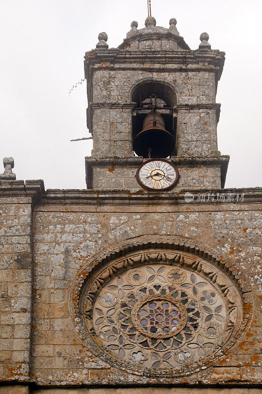 Santa Mariña de Augas Santa church, Ourense省，加利西亚，西班牙。